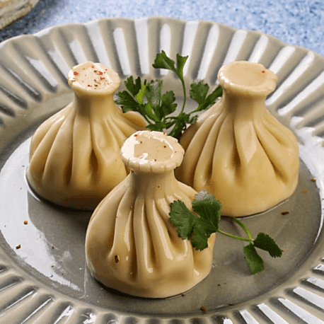 Хинкали с лесными грибами